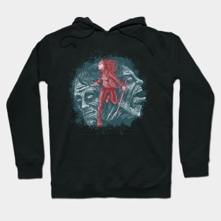 Katana Girl & Zombies Hoodie